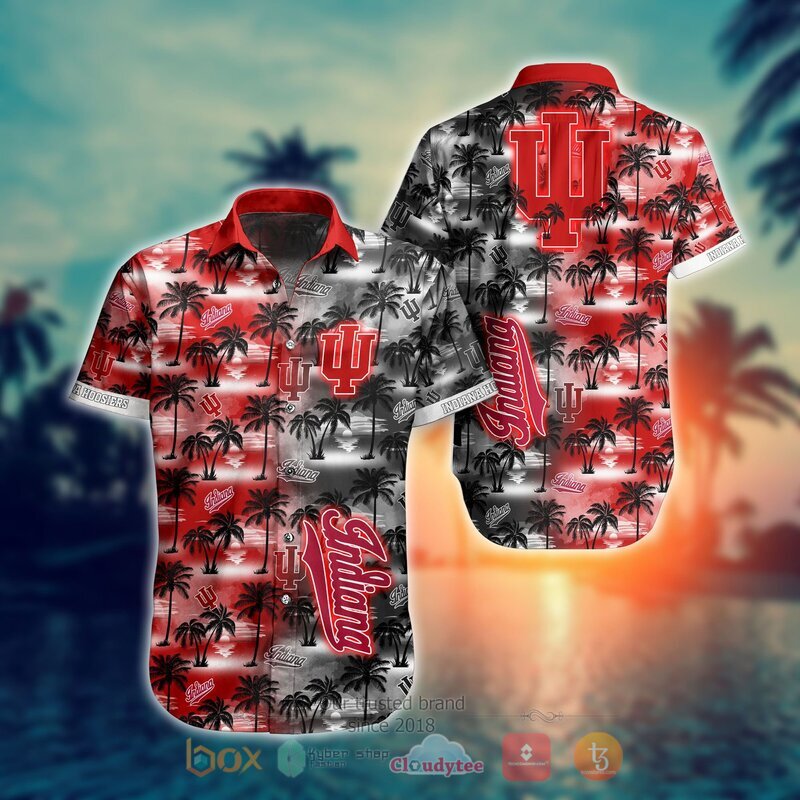 Indiana Hoosiers Style NCAA Hawaiian shirt, Short 11