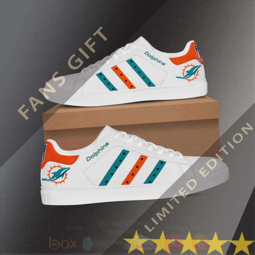 TOP NFL Miami Dolphins Ver1 Skate Stan Smith Shoes 7