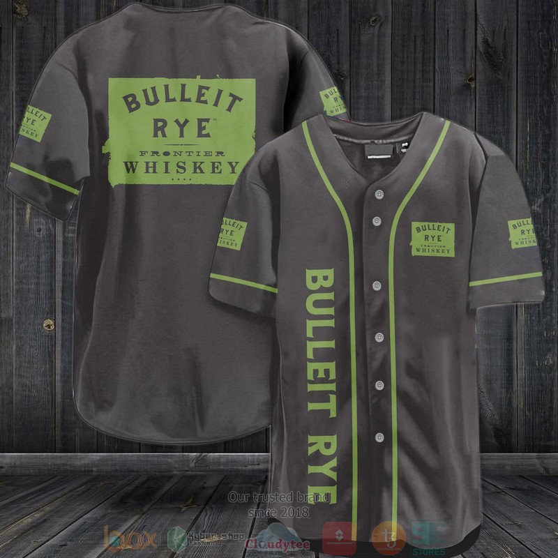 BEST Bulleit Rye Frontier Whiskey black Baseball shirt 2