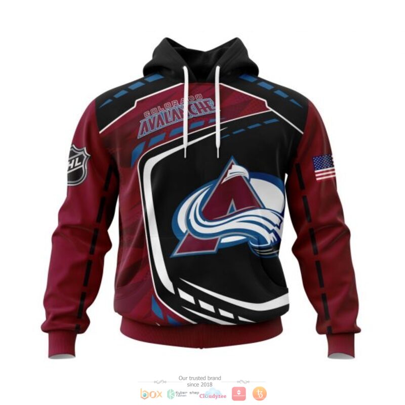 BEST Colorado Avalanche black dark red all over print 3D shirt, hoodie 18