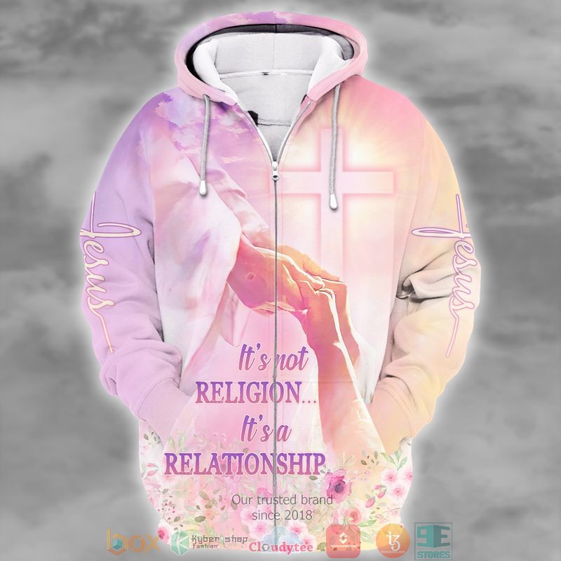 NEW Jesus It's not religion It's a relationship hoodie and shirt 1