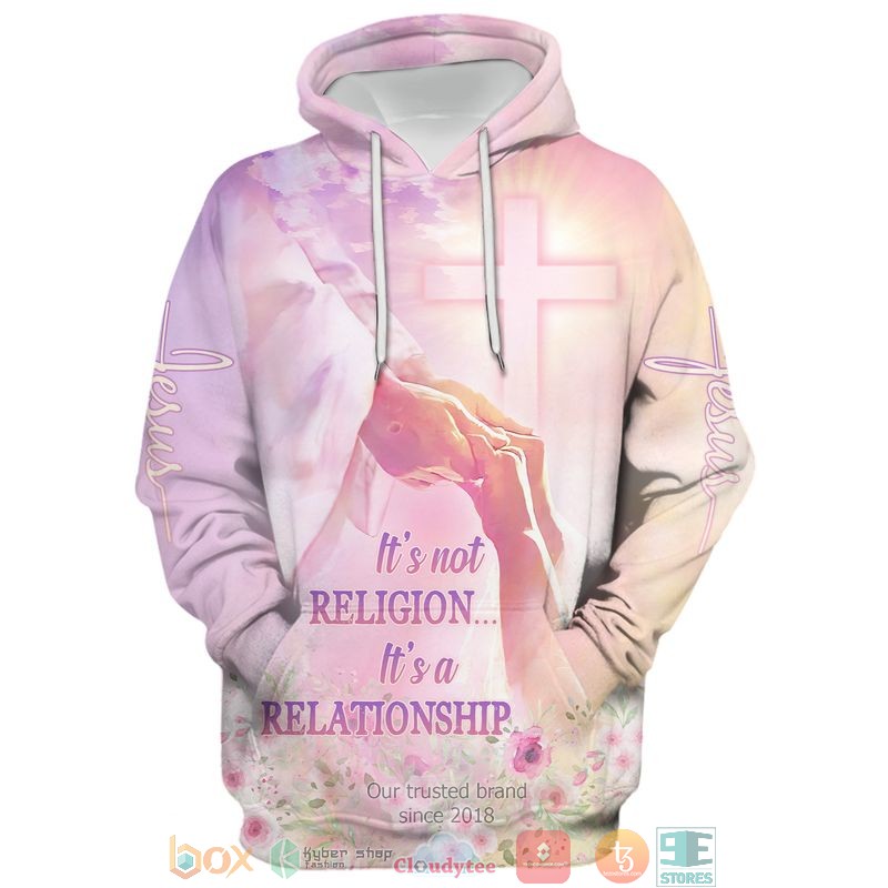 NEW Jesus It's not religion It's a relationship hoodie and shirt 7