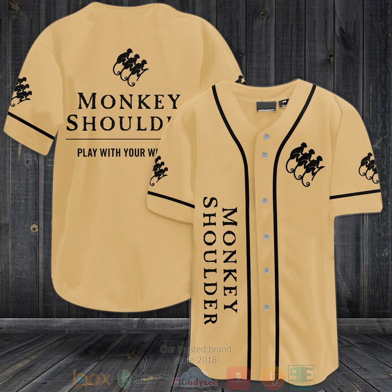 BEST Monkey Shoulder Premium Blended Malt Scotch Whisky Baseball shirt 3