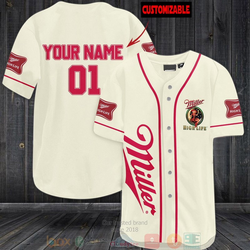 BEST Personalized Miller High Life custom Baseball shirt 3