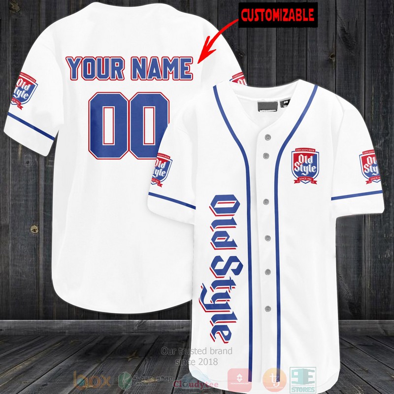 BEST Personalized Old Syle custom white Baseball shirt 3