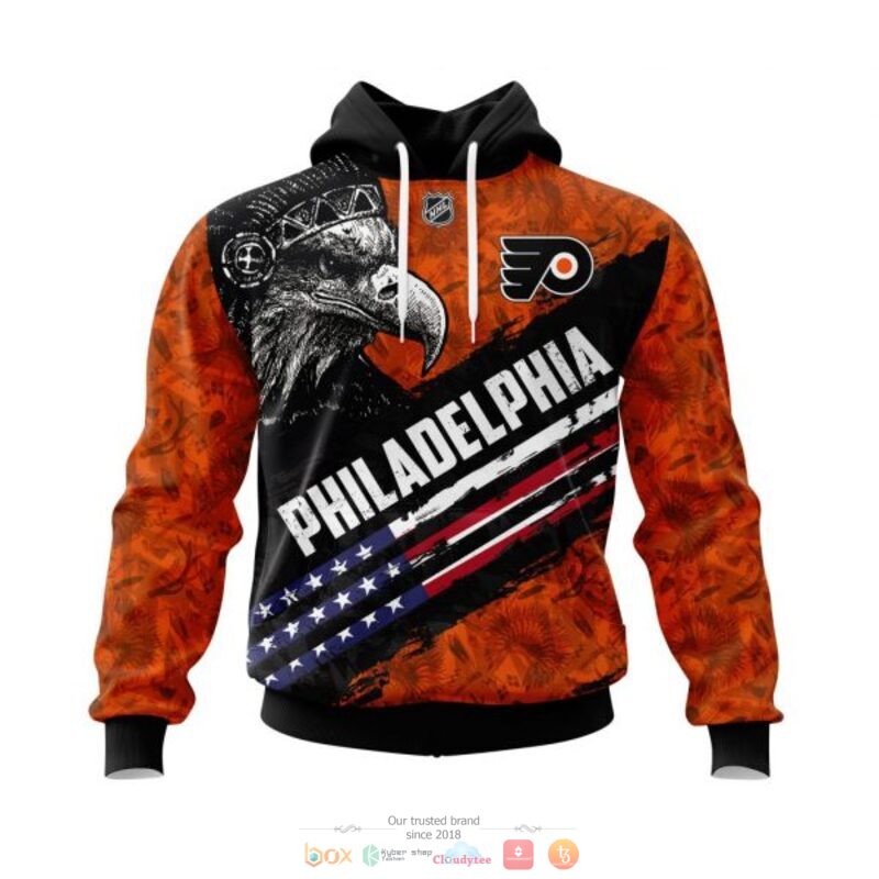 BEST Philadelphia Flyers Eagle American flag all over print 3D shirt, hoodie 18
