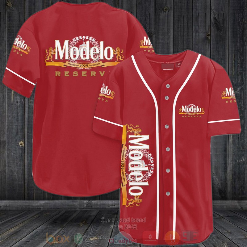 BEST Reserva Modelo red Baseball shirt 3