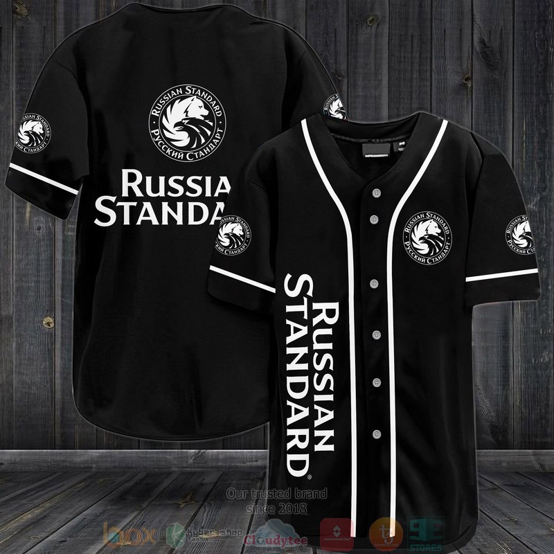 BEST Russian Standard black Baseball shirt 2