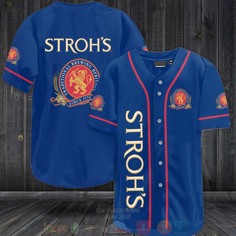 BEST Stroh's Beer Baseball shirt 2