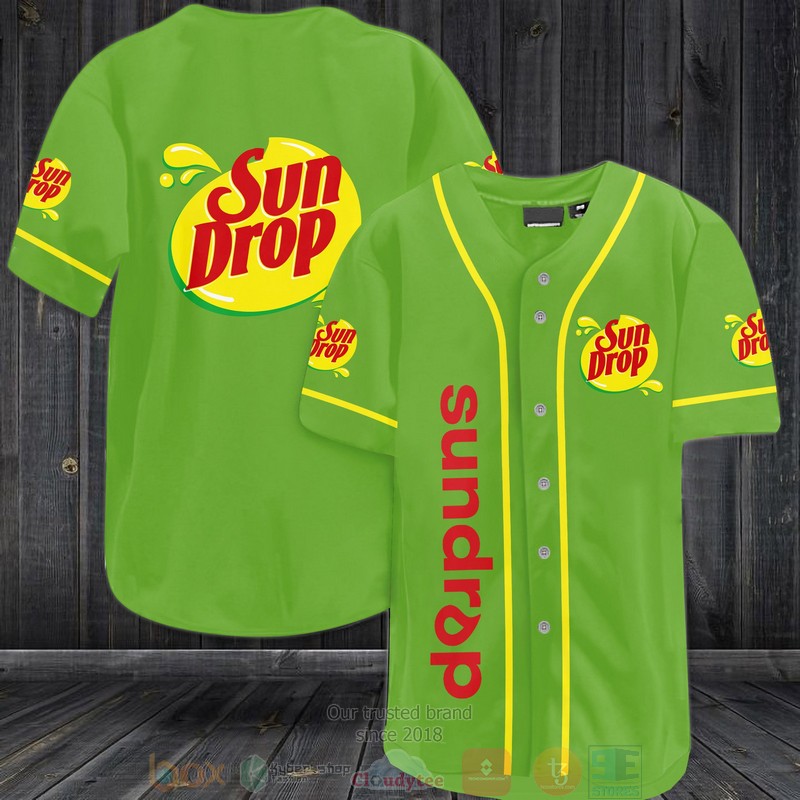 BEST Sun Drop green Baseball shirt 3