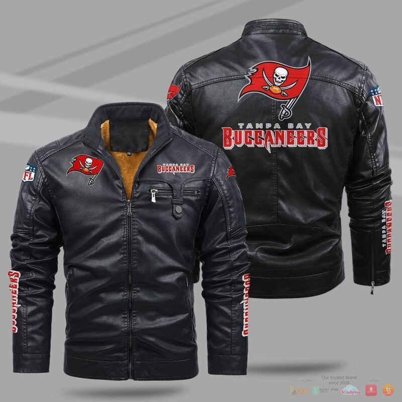 BEST Tampa Bay Buccaneers NFL Fleece Trend Leather jacket 9