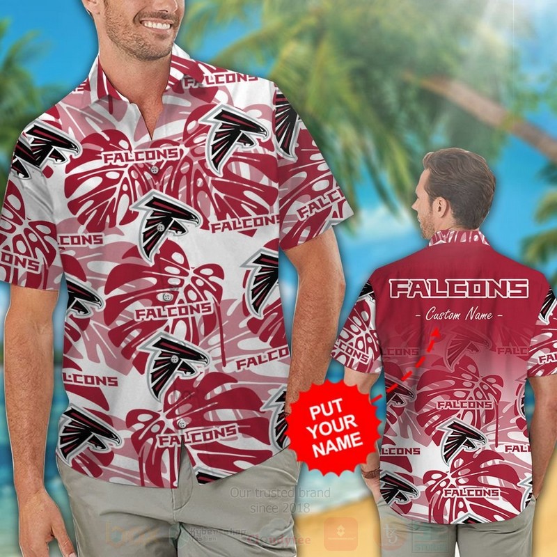 TOP NFL Atlanta Falcons Custom Name Tropical Shirt, Short 13