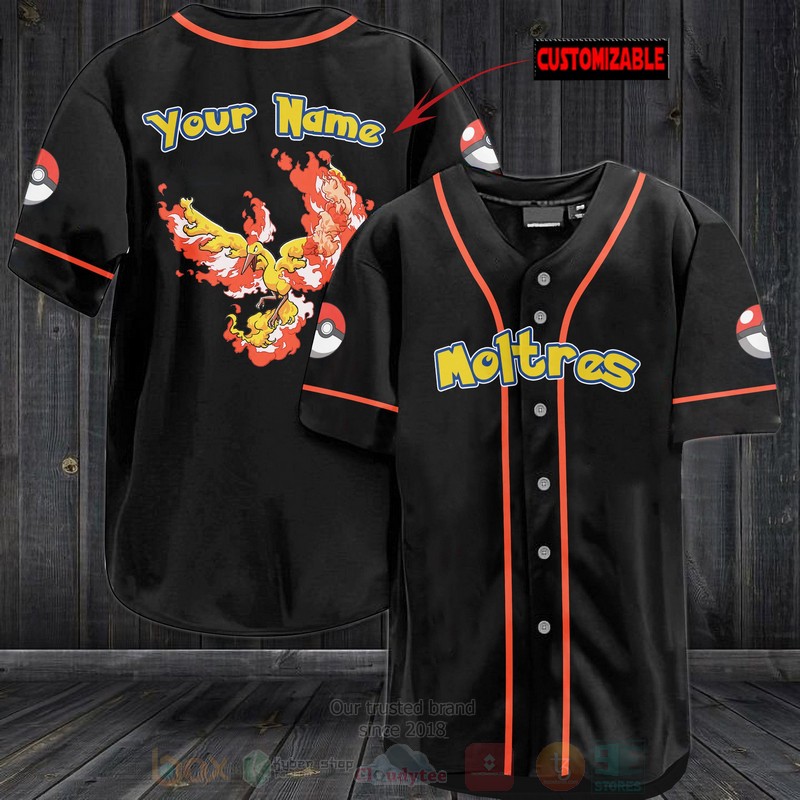 TOP Pokemon Moltres Personalized Baseball-Shirt 2