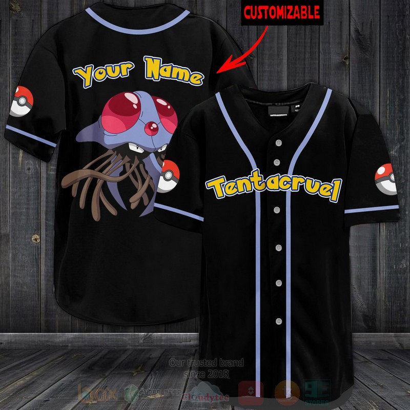 TOP Pokemon Tentacruel Personalized Baseball-Shirt 2