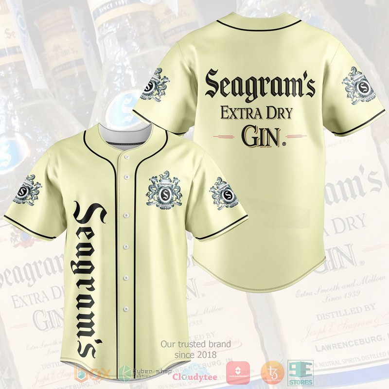 NEW Seagram's Extra Dry Gin Baseball shirt 2