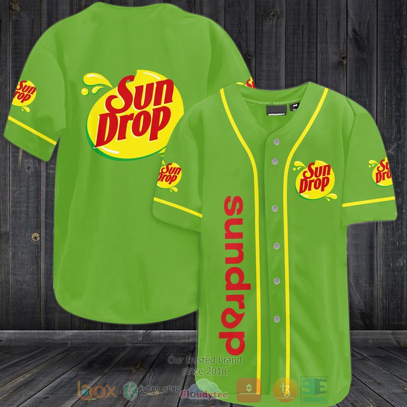 NEW Sundrop green yellow Baseball shirt 3
