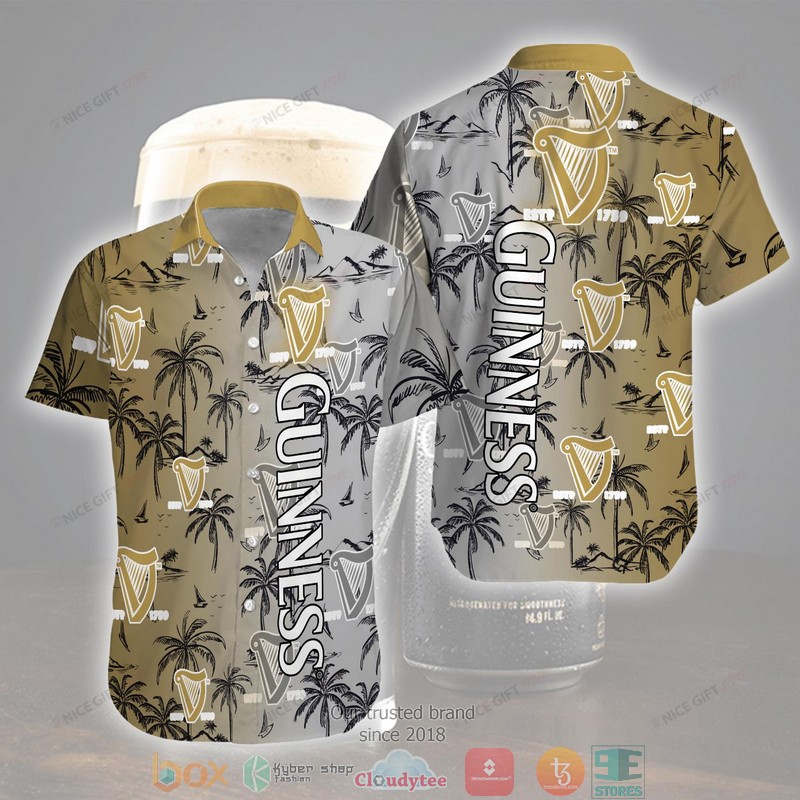 Guinness Coconut 3D Hawaiian Shirt Shirt 1