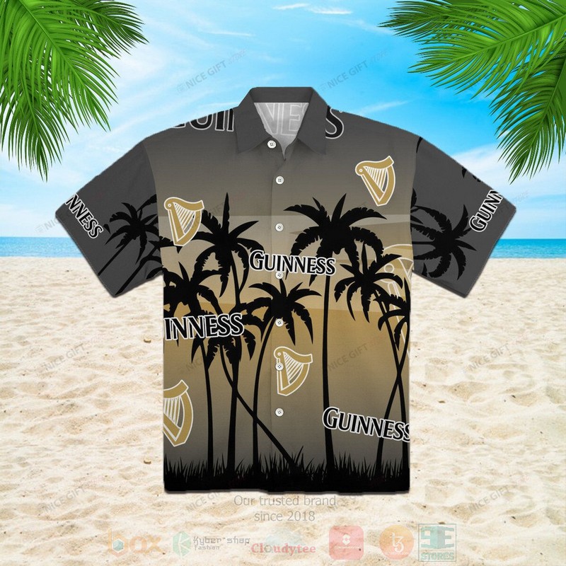 TOP Guinness All Over Print Hawaiian Shirt 1