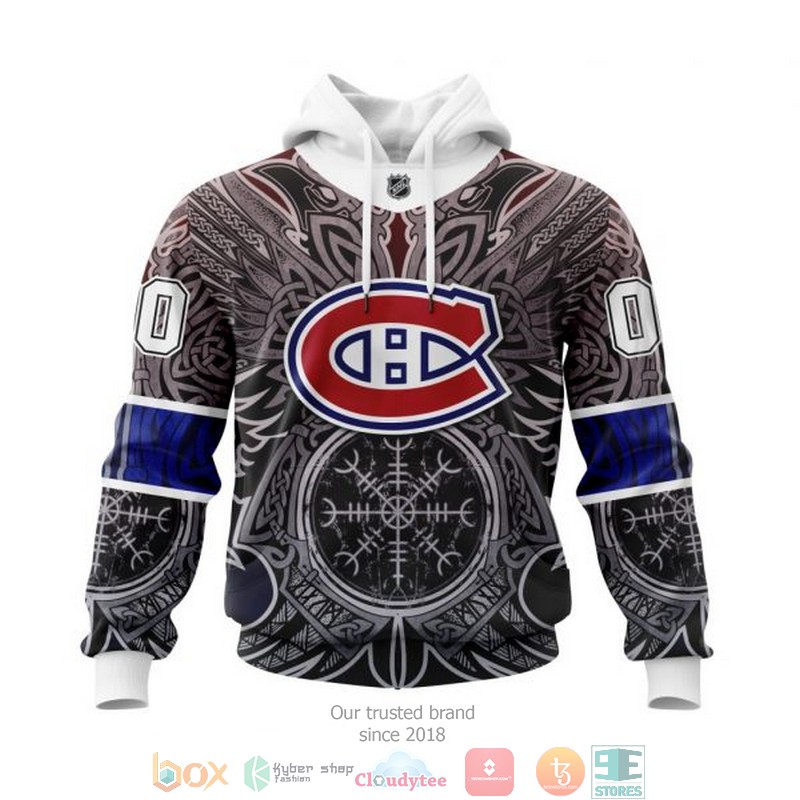 HOT Montreal Canadiens NHL Norse Viking Symbols custom Personalized 3D shirt, hoodie 22