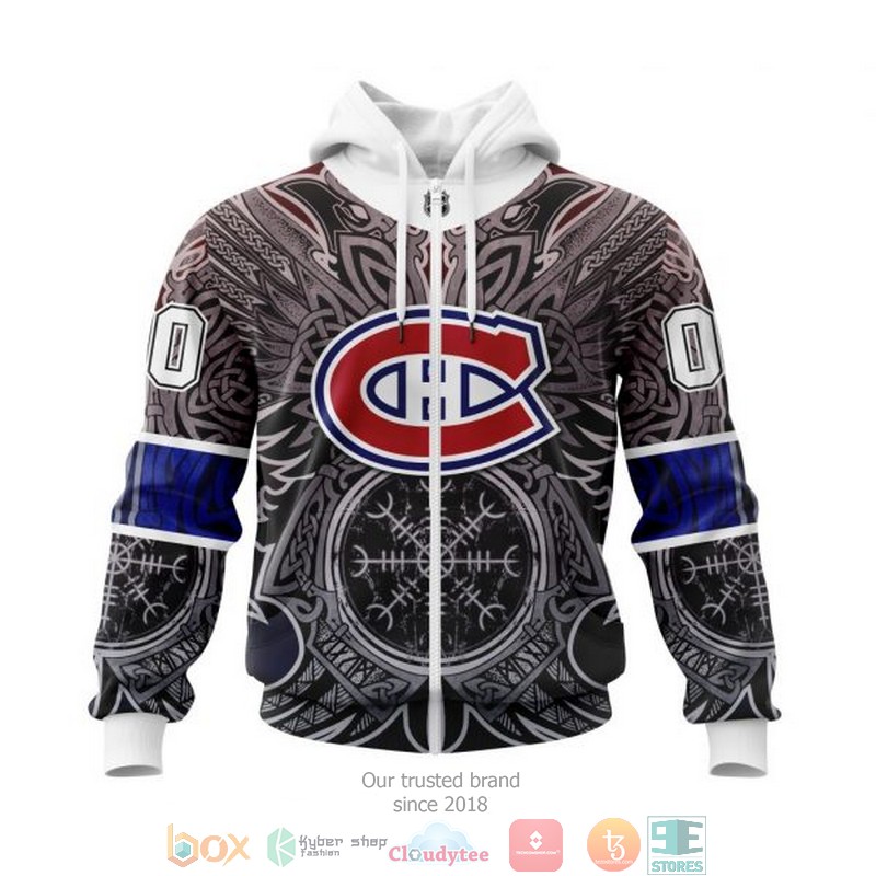 HOT Montreal Canadiens NHL Norse Viking Symbols custom Personalized 3D shirt, hoodie 10