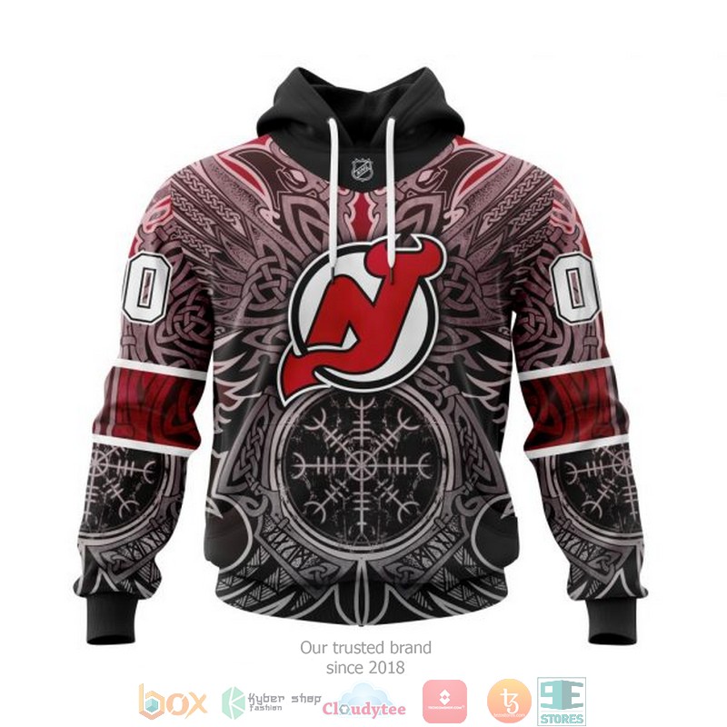 HOT New Jersey Devils NHL Norse Viking Symbols custom Personalized 3D shirt, hoodie 1