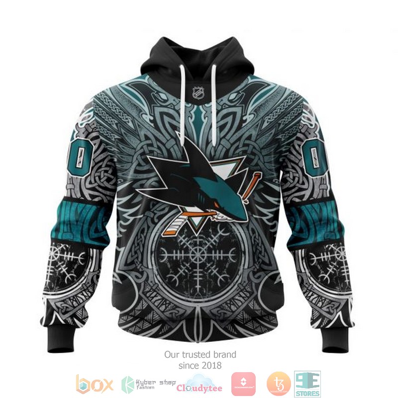HOT San Jose Sharks NHL Norse Viking Symbols custom Personalized 3D shirt, hoodie 22