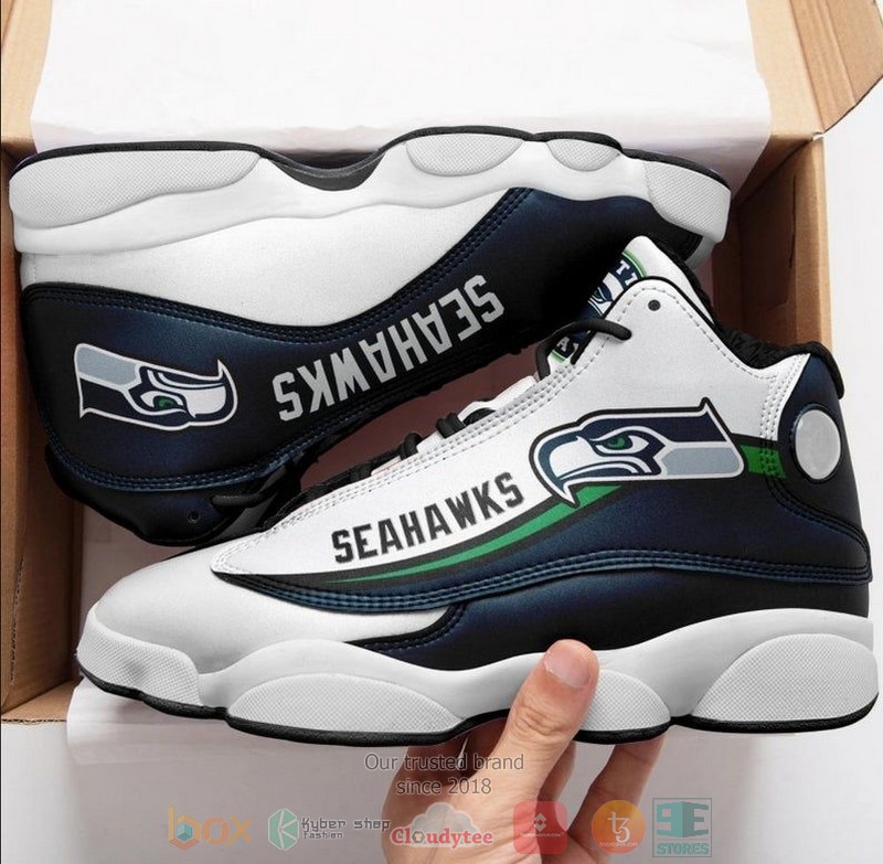 HOT Seattle Seahawks NFL Football Team Air Jordan 13 sneakers 2