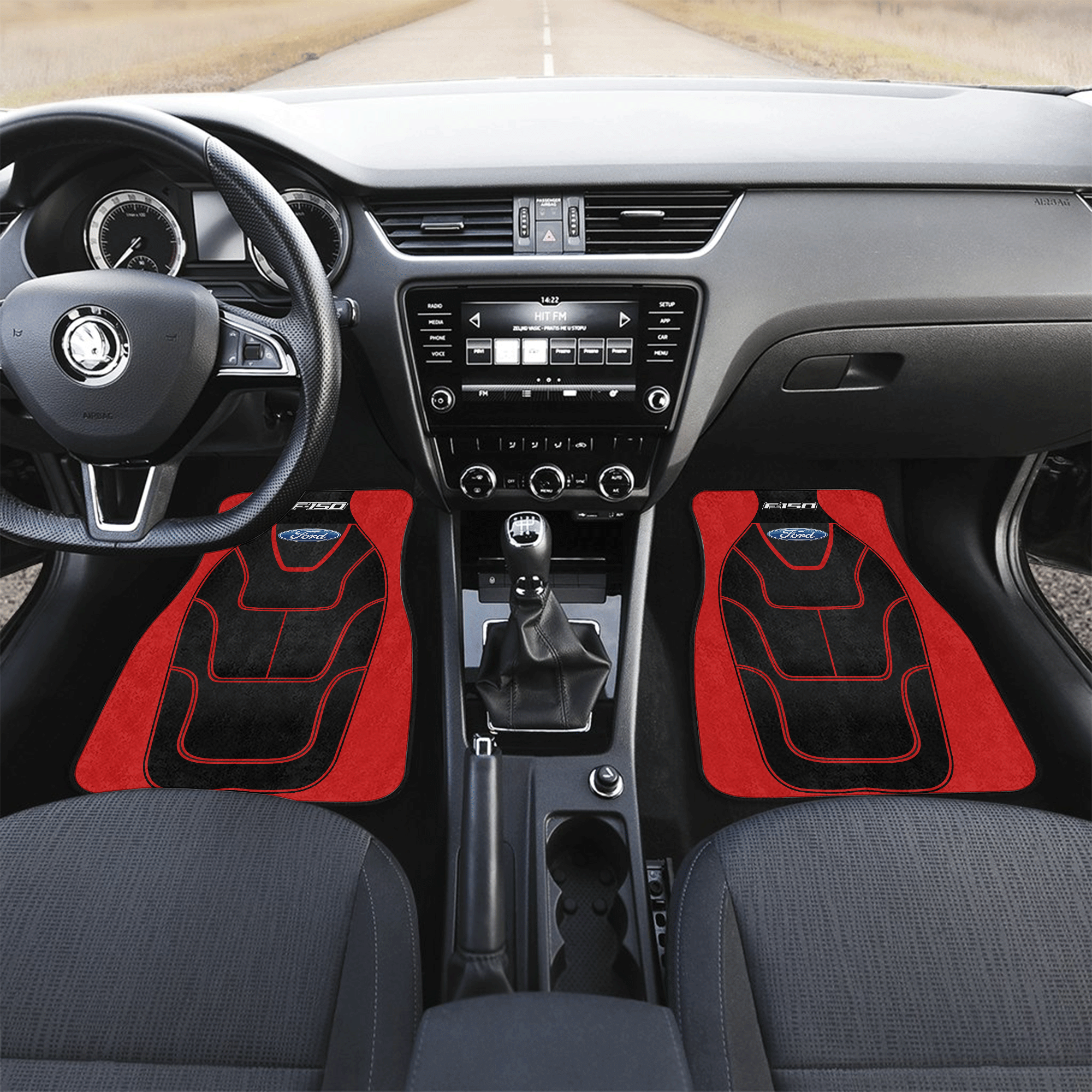 HOT Ford F-150 Red Car Floor Mats 4