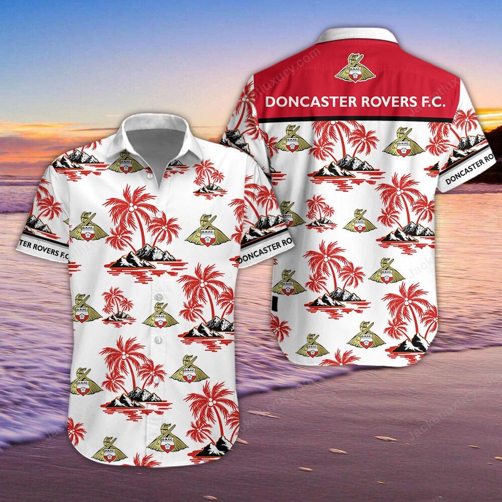 Doncaster Rovers 3D Hawaiian Shirt, Shorts 7