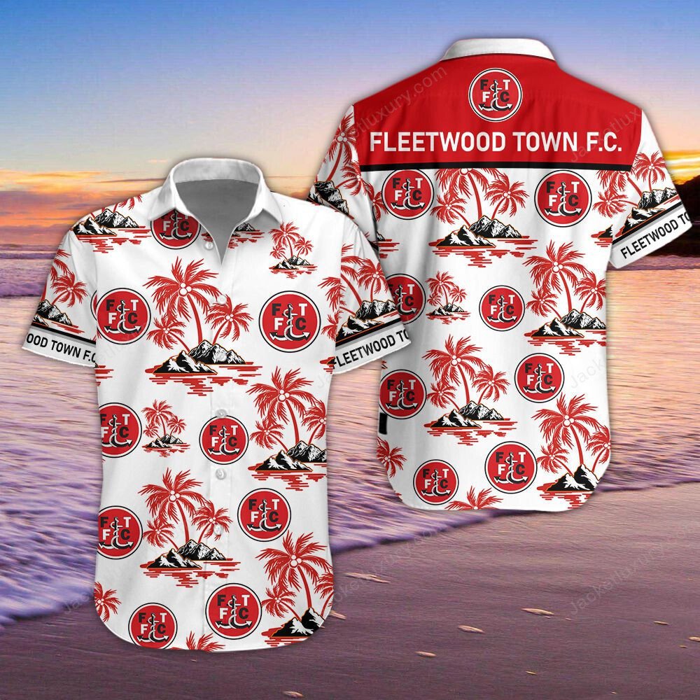 Fleetwood Town 3D Hawaiian Shirt, Shorts 5