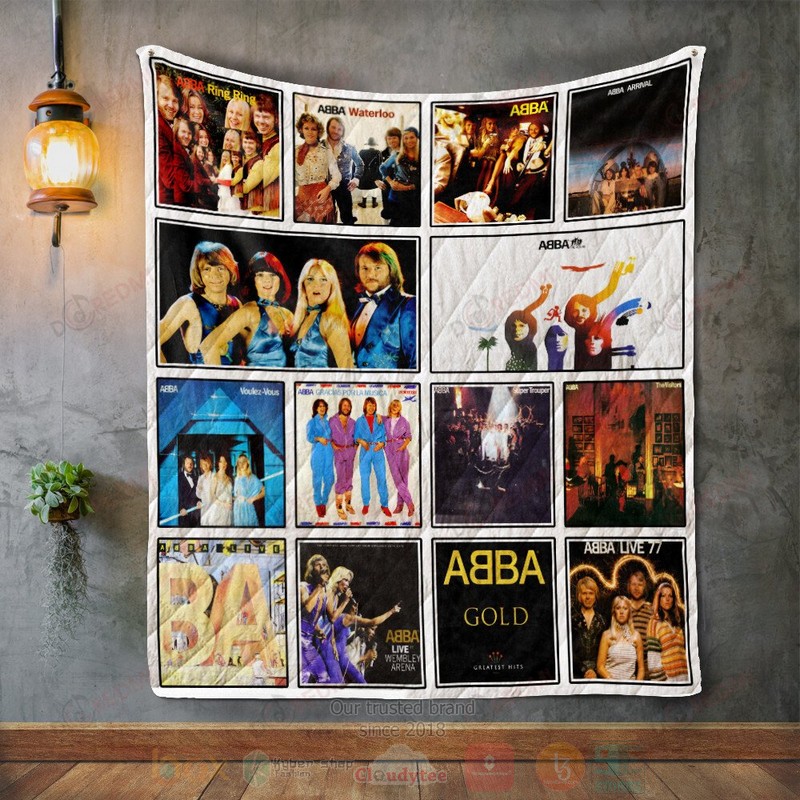 HOT ABBA Albums Luxury Quilt 5