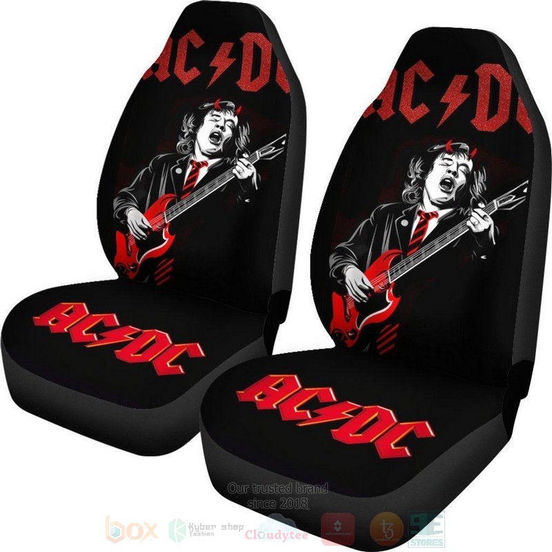 HOT AC DC Rock Music Band Celebrity Car Seat Cover 2