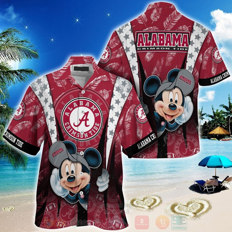 HOT Alabama Crimson Tide Family Football Home Run Love Peace 3D Tropical Shirt 3