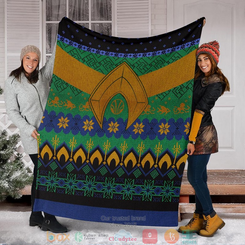 BEST Aquaman Christmas Soft Blanket 6