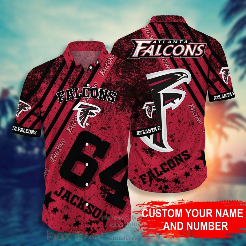 HOT Atlanta Falcons NFL Personalized 3D Tropical Shirt 3