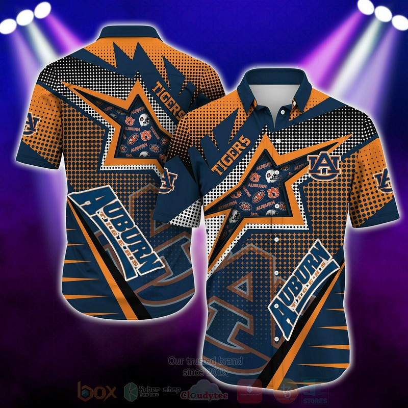 HOT Auburn Tigers 3D Tropical Shirt 2