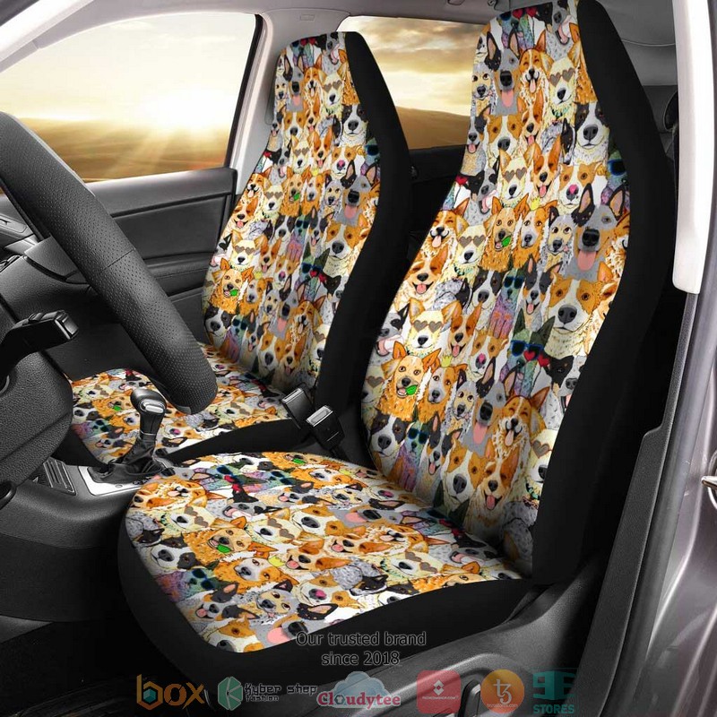 BEST Australian Cattle Dog Cool Car Seat Cover 8