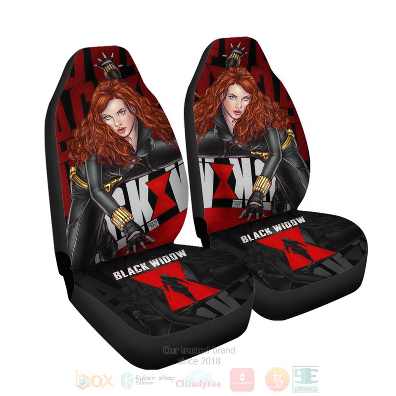 HOT Black Widow Marvel Car Seat Cover 2