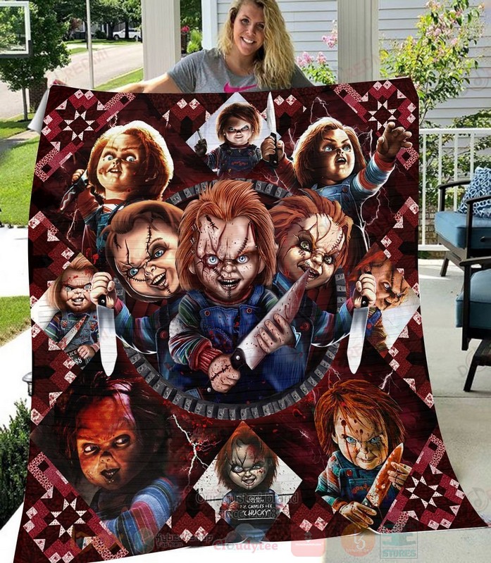 HOT Chucky Horror Halloween Luxury Quilt 7