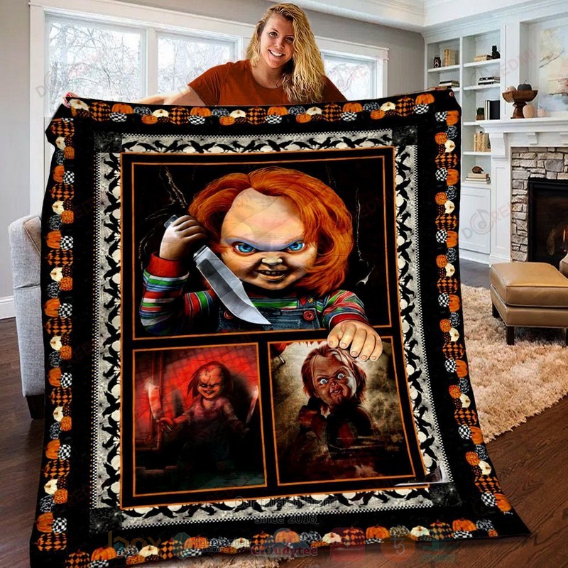 HOT Chucky Horror Movie Luxury Quilt 2