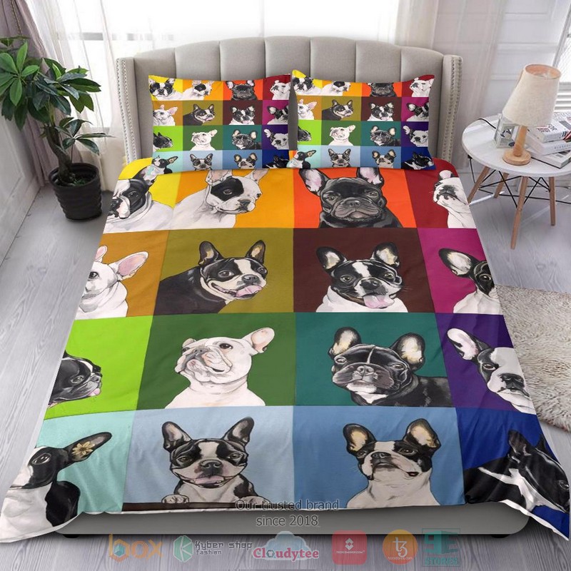 NEW Colors Cute Frenchie Bedding Sets 13