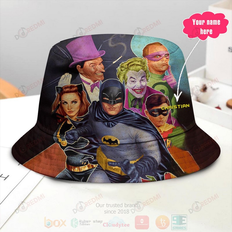 HOT DC Comics Custom Name Bucket Cap Hat 2