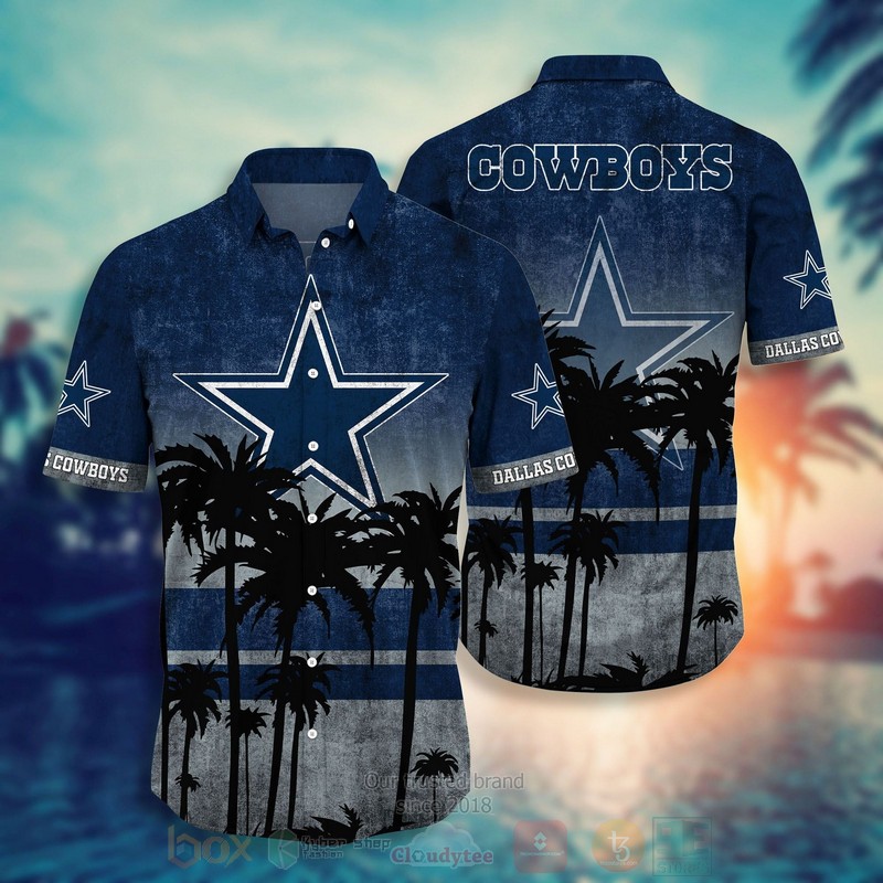 HOT Dallas Cowboys NFL 3D Tropical Shirt 3