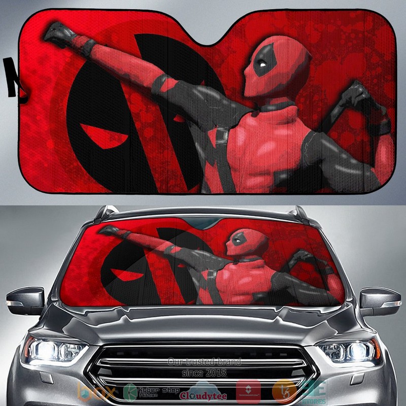 BEST Deadpool Art Movie 3D Car Sunshades 7