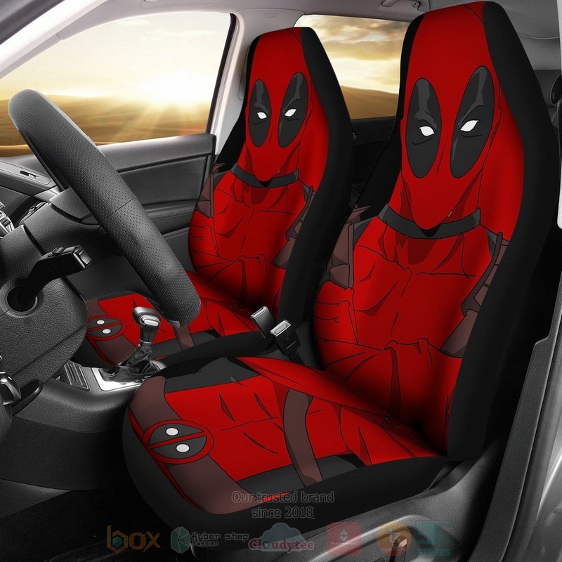 HOT Deadpool Cartoon Movie Car Seat Cover 9