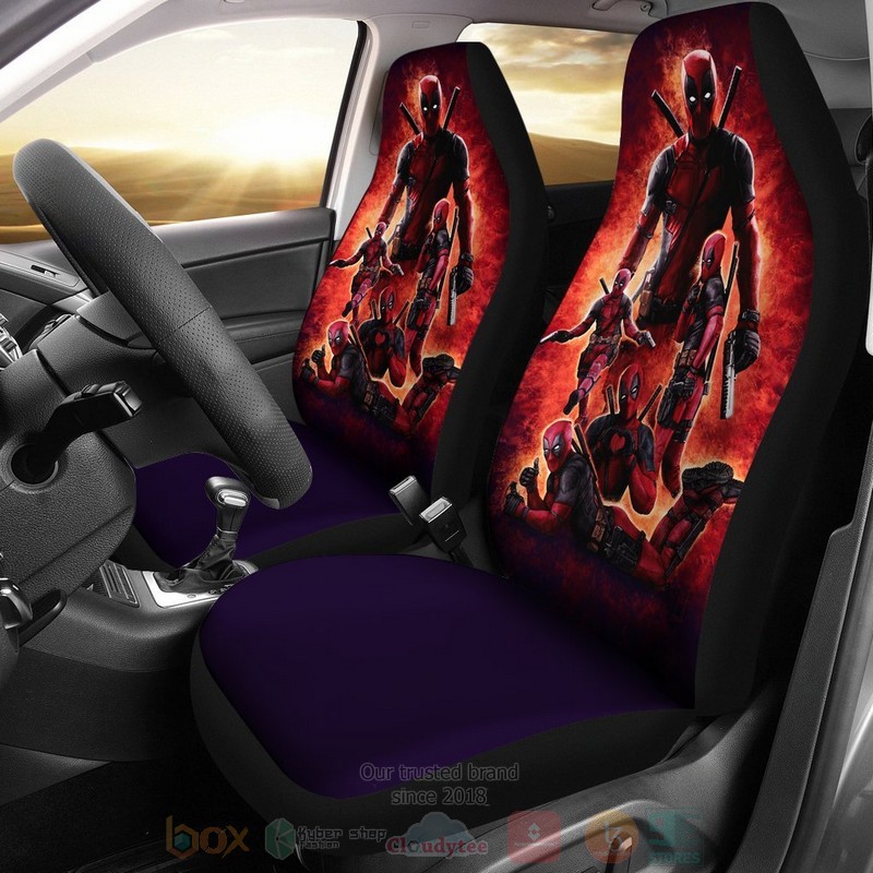 HOT Deadpool Reaction Xmen Car Seat Cover 9
