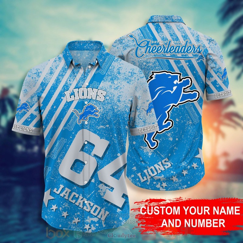 HOT Detroit Lions NFL Personalized 3D Tropical Shirt 2