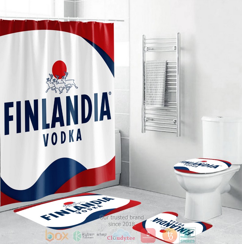 BEST Finlandia Vodka showercurtain bathroom sets 3