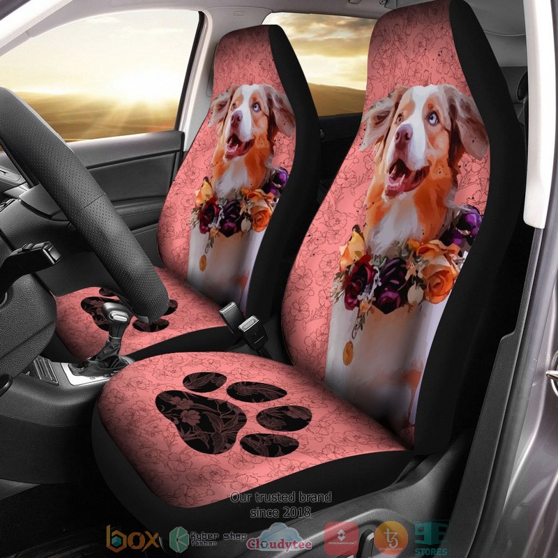 BEST Flowers Mixed Breed Dog Car Seat Cover 5