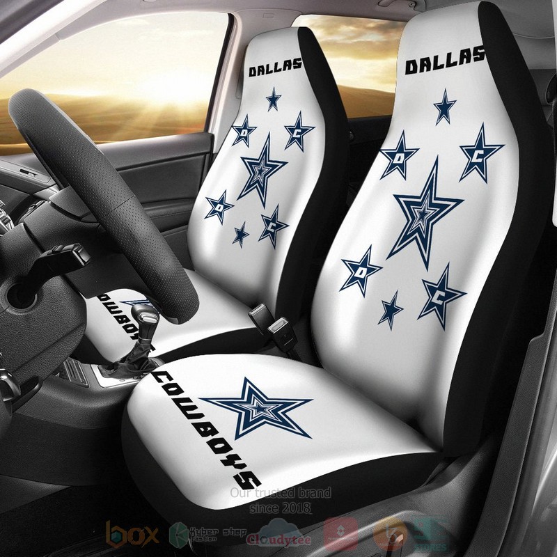 HOT Football Team Dallas Cowboys Blue Stars Car Seat Cover 12